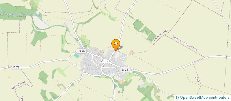 localisation de l'entreprise MONSIEUR MICHEL SOREL  CAIX