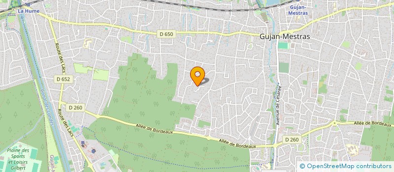 localisation de l'entreprise MONSIEUR MICHEL SORREL  GUJAN-MESTRAS
