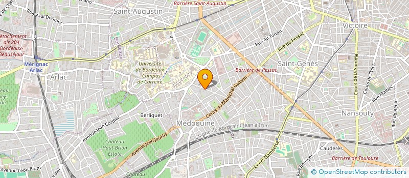 localisation de l'entreprise MONSIEUR MICHEL SORS à BORDEAUX