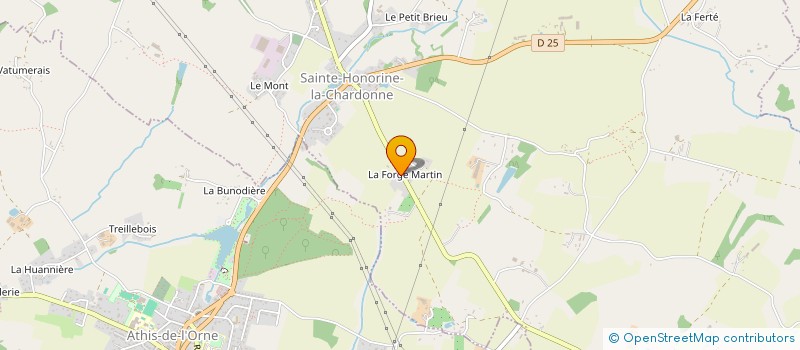 localisation de l'entreprise MONSIEUR MICHEL SOUBIEN à SAINTE-HONORINE-LA-CHARDONNE