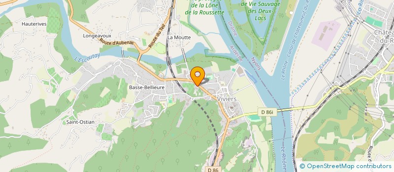 localisation de l'entreprise MONSIEUR MICHEL SOUCHE  VIVIERS