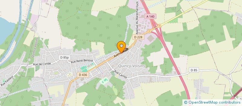 localisation de l'entreprise MONSIEUR MICHEL SOUFFLET  QUINCY-VOISINS