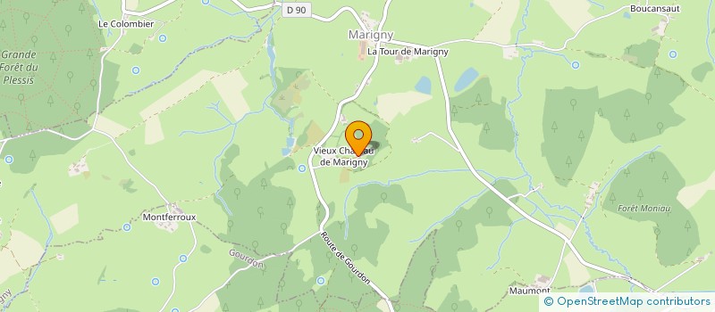 localisation de l'entreprise MONSIEUR MICHEL SOUFFLET  MARIGNY