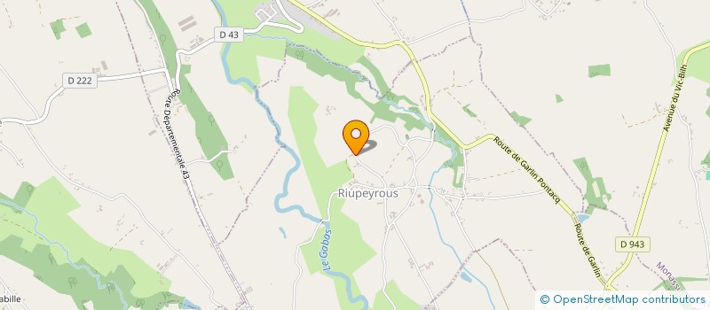 localisation de l'entreprise MONSIEUR MICHEL SOULAGNET  RIUPEYROUS