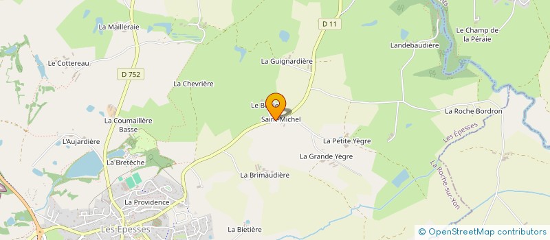 localisation de l'entreprise MONSIEUR MICHEL SOULARD à LES EPESSES