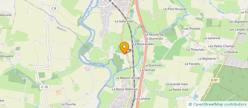 localisation de l'entreprise MONSIEUR MICHEL SOULARD  CHEVAIGNE