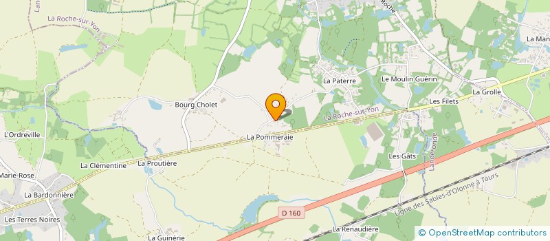 localisation de l'entreprise MONSIEUR MICHEL SOULET  LANDERONDE