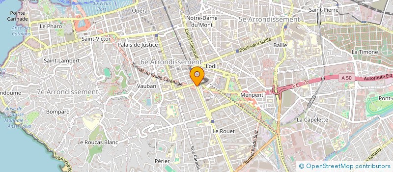 localisation de l'entreprise MONSIEUR MICHEL SOULIE à MARSEILLE