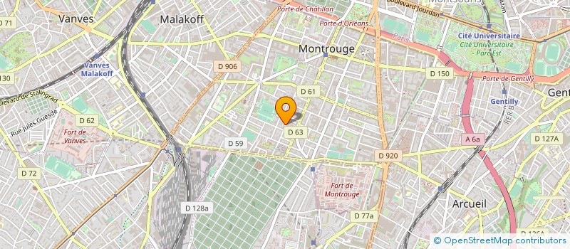 localisation de l'entreprise MONSIEUR MICHEL SOULIER  MONTROUGE