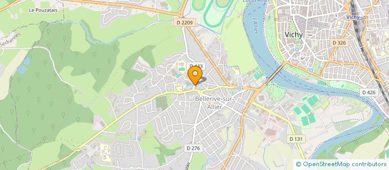 localisation de l'entreprise MONSIEUR MICHEL SOUPE  BELLERIVE-SUR-ALLIER