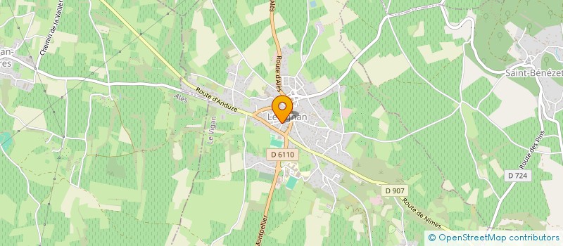 localisation de l'entreprise MONSIEUR MICHEL SOUSSANA  LEDIGNAN