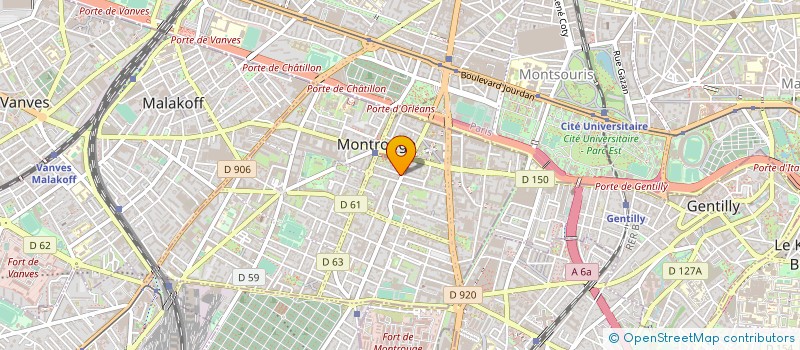 localisation de l'entreprise MONSIEUR MICHEL SOUTARSON  MONTROUGE