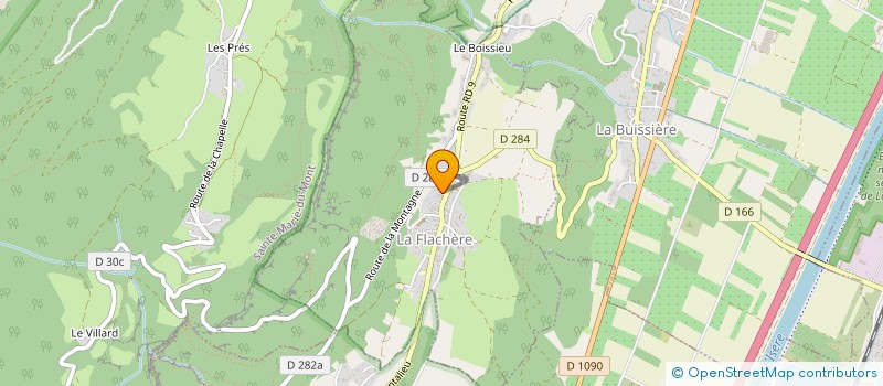 localisation de l'entreprise MONSIEUR MICHEL SOUTON  LA FLACHERE