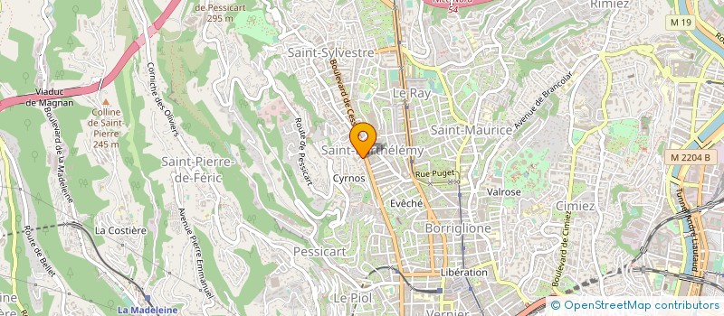 localisation de l'entreprise MONSIEUR MICHEL SPANO à NICE