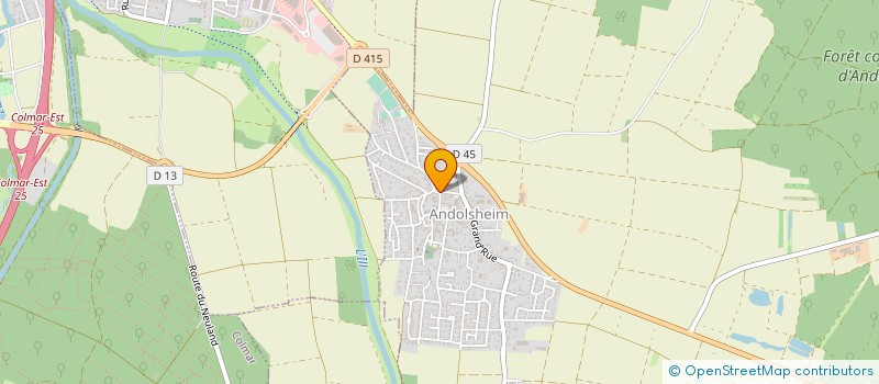 localisation de l'entreprise MONSIEUR MICHEL SPENLE  ANDOLSHEIM