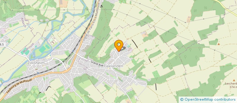 localisation de l'entreprise MONSIEUR MICHEL SPENLE  FLAXLANDEN