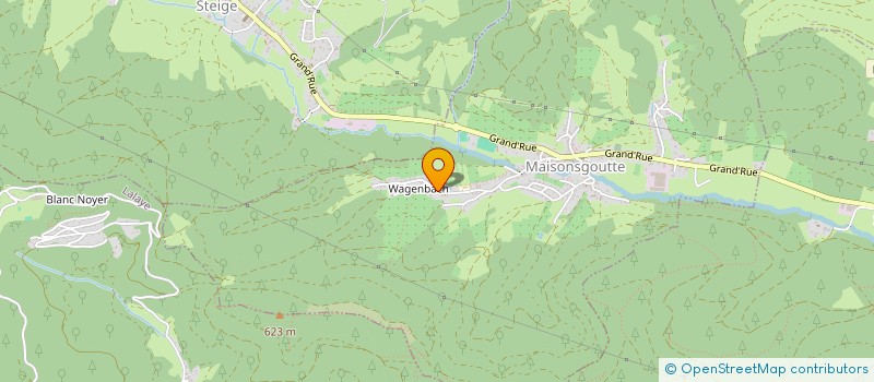 localisation de l'entreprise MONSIEUR MICHEL SPIES  MAISONSGOUTTE