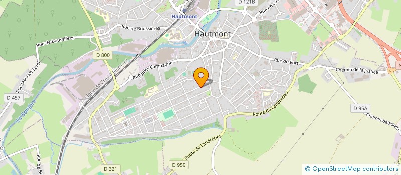 localisation de l'entreprise MONSIEUR MICHEL SPINEUX à HAUTMONT