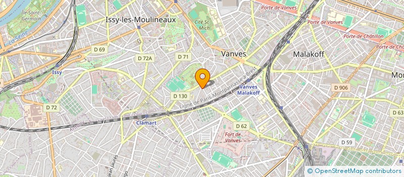 localisation de l'entreprise MONSIEUR MICHEL SPITZ  VANVES