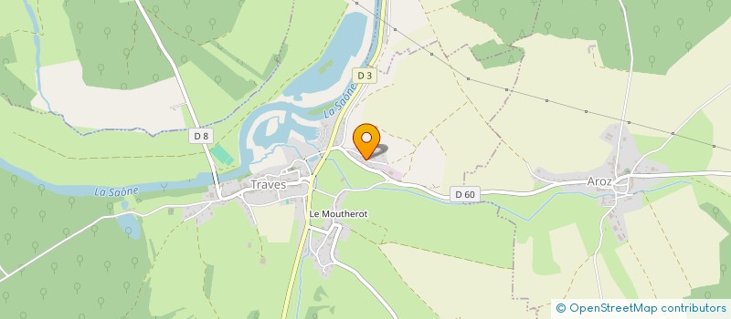 localisation de l'entreprise MONSIEUR MICHEL SPONEM  TRAVES