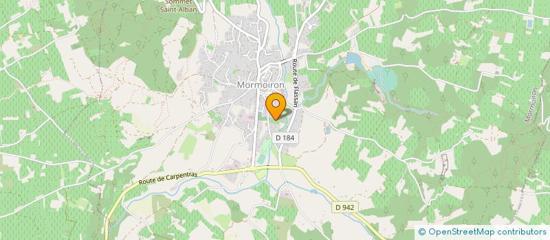 localisation de l'entreprise MONSIEUR MICHEL STEPHANE MARVALLIN à MORMOIRON