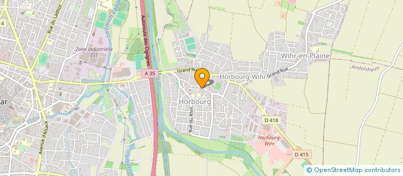localisation de l'entreprise MONSIEUR MICHEL STOCKY  HORBOURG-WIHR