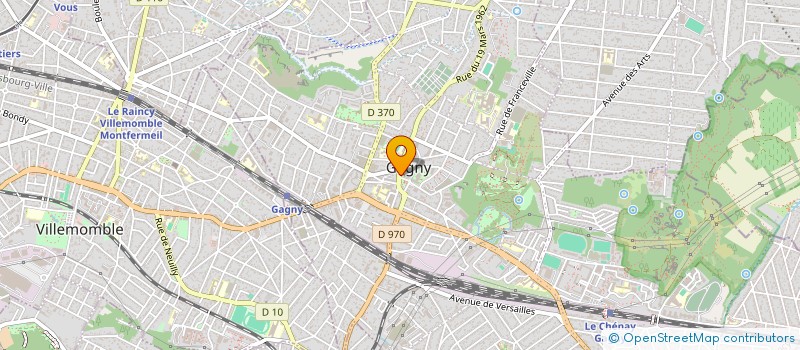 localisation de l'entreprise MONSIEUR MICHEL STOECKEL  GAGNY