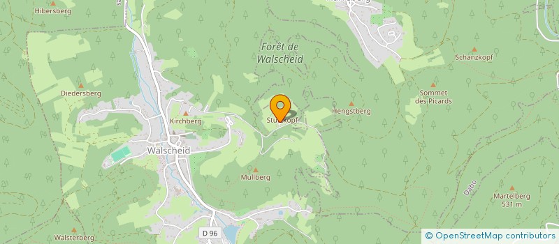 localisation de l'entreprise MONSIEUR MICHEL STOSSE  WALSCHEID