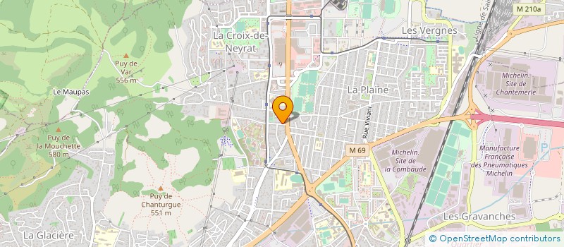 localisation de l'entreprise MONSIEUR MICHEL STRAMIGIOLI  CLERMONT-FERRAND