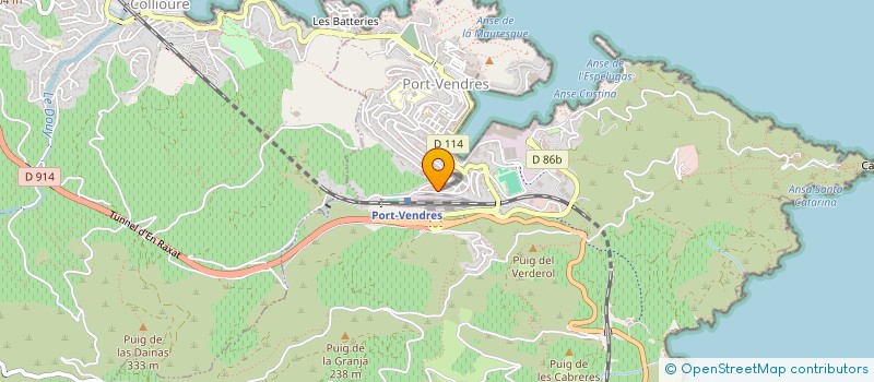 localisation de l'entreprise MONSIEUR MICHEL STREHAIANO  PORT-VENDRES