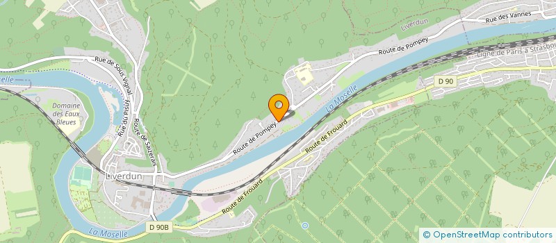 localisation de l'entreprise MONSIEUR MICHEL STRUB  LIVERDUN