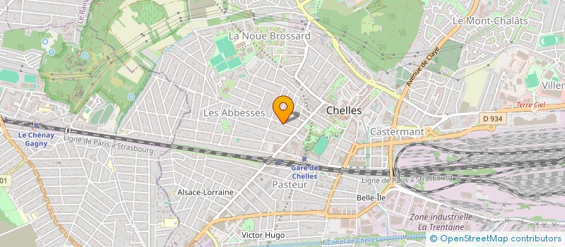 localisation de l'entreprise MONSIEUR MICHEL SUIFFET à CHELLES