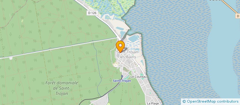 localisation de l'entreprise MONSIEUR MICHEL SUIRE  SAINT-TROJAN-LES-BAINS