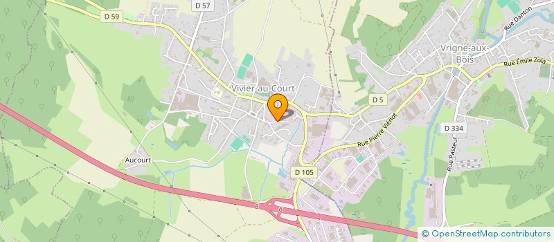 localisation de l'entreprise MONSIEUR MICHEL SURY  VIVIER AU COURT