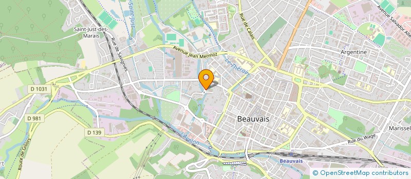 localisation de l'entreprise MONSIEUR MICHEL SUTTER  BEAUVAIS