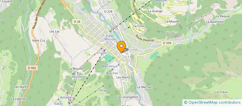 localisation de l'entreprise MONSIEUR MICHEL TABERLET à MORZINE