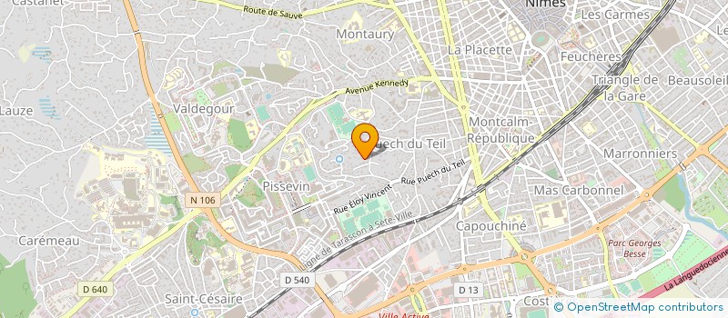 localisation de l'entreprise MONSIEUR MICHEL TABUSSE  NIMES