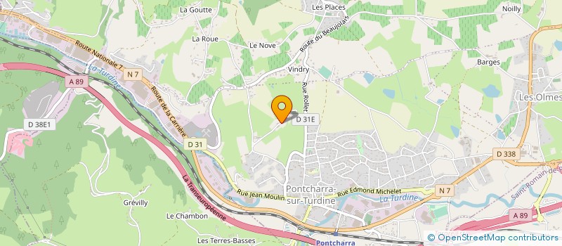 localisation de l'entreprise MONSIEUR MICHEL TACHON à VINDRY-SUR-TURDINE