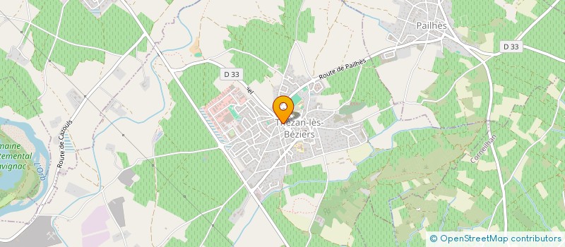 localisation de l'entreprise MONSIEUR MICHEL TAILLADE  THEZAN-LES-BEZIERS