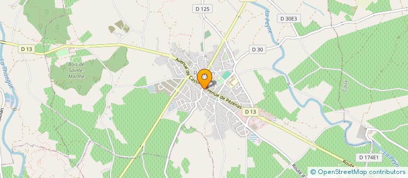 localisation de l'entreprise MONSIEUR MICHEL TAILLEFER à MONTESQUIEU