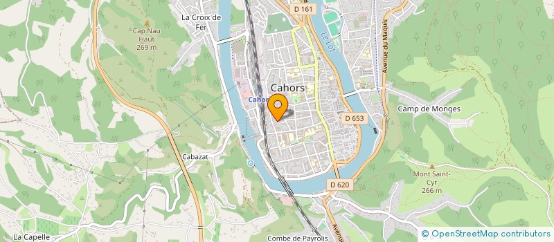 localisation de l'entreprise MONSIEUR MICHEL TALAYSSAT  CAHORS