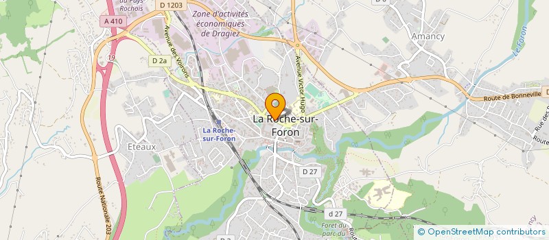 localisation de l'entreprise MONSIEUR MICHEL TAMAGNO  LA ROCHE-SUR-FORON