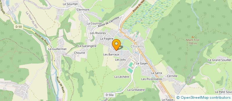 localisation de l'entreprise MONSIEUR MICHEL TAMINI  CHIRENS