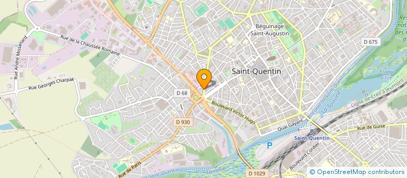 localisation de l'entreprise MONSIEUR MICHEL TANIELLE à SAINT-QUENTIN