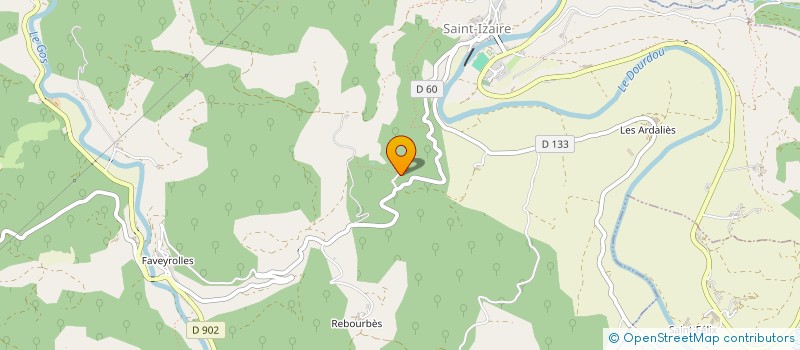 localisation de l'entreprise MONSIEUR MICHEL TANNEAU  SAINT-IZAIRE