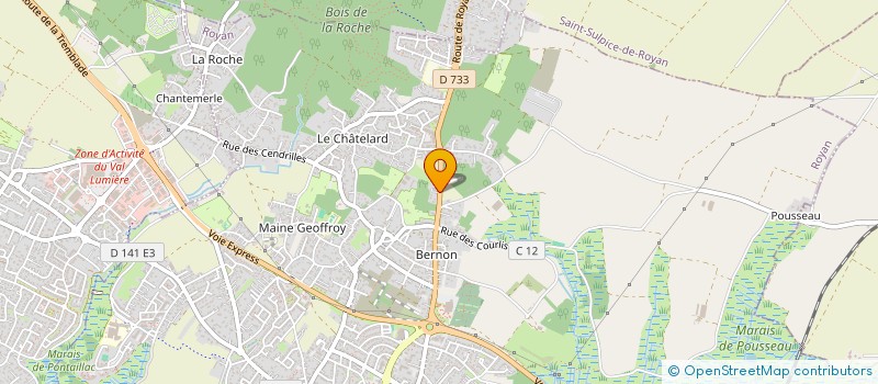 localisation de l'entreprise MONSIEUR MICHEL TANTIN  ROYAN