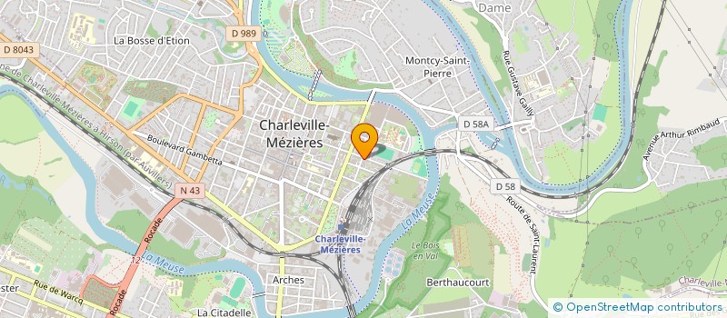 localisation de l'entreprise MONSIEUR MICHEL TANTON à CHARLEVILLE-MEZIERES