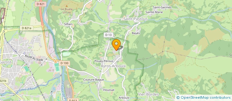 localisation de l'entreprise MONSIEUR MICHEL TARAC  AYROS-ARBOUIX