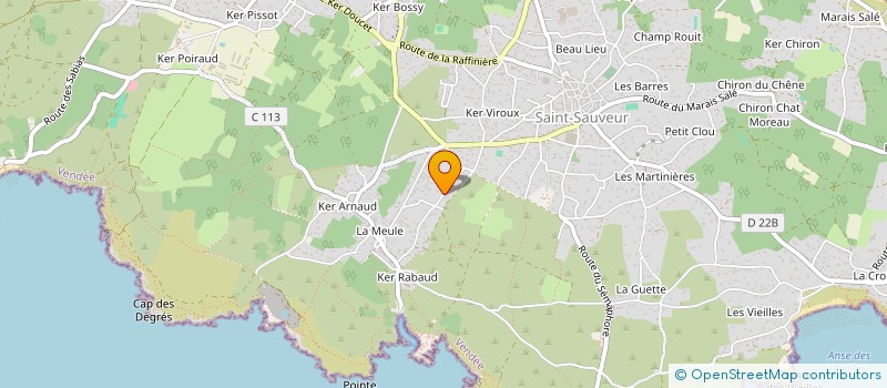localisation de l'entreprise MONSIEUR MICHEL TARAUD à L'ILE-D'YEU