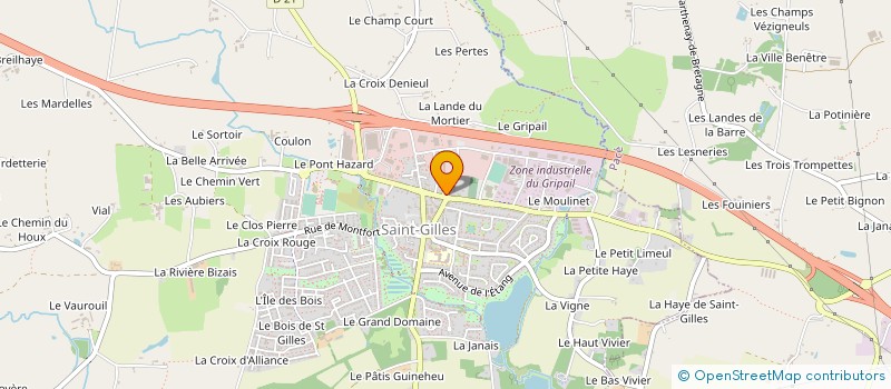 localisation de l'entreprise MONSIEUR MICHEL TARDIVEL  SAINT-GILLES